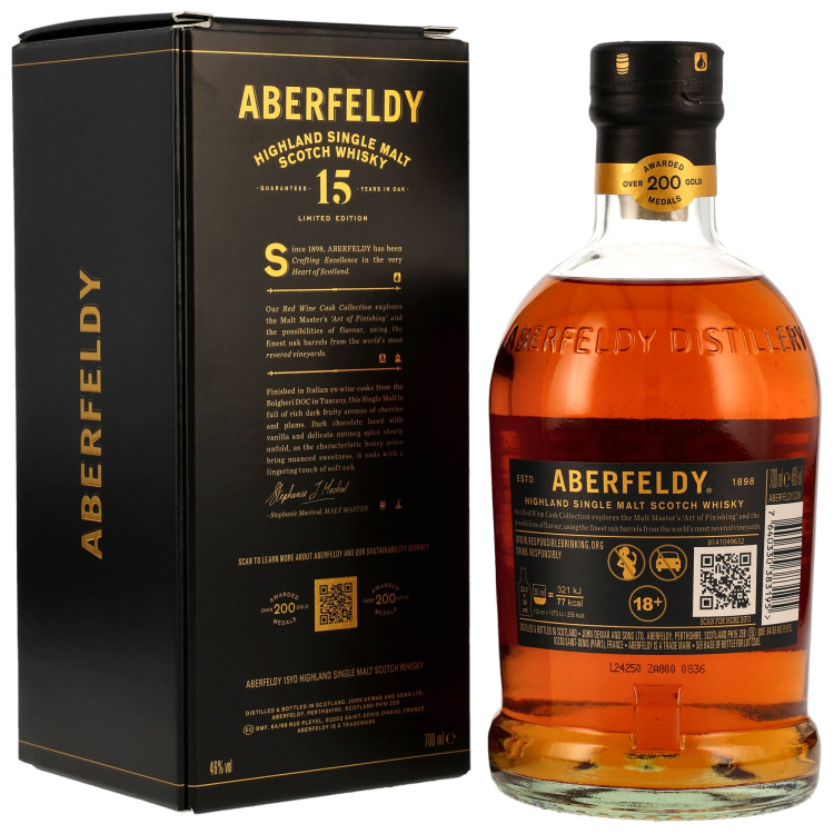 Preview: Aberfeldy 15 Jahre Limited Edition Bolgheri Red Wine Cask Finish